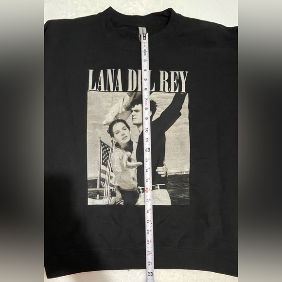Lana Del Rey Large Oversized Sweater Black Norman F*cking Rockwell Music Cute​ - Picture 3 of 4